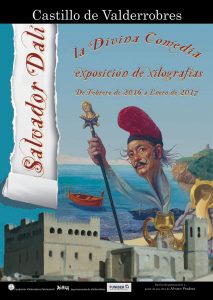 FUNIBER-Dalí-Castillo-de-Valderrobres-cartel