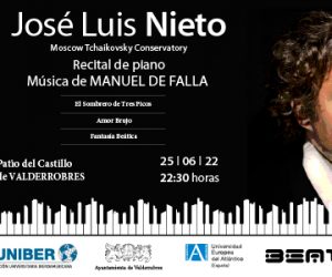 El pianista José Luis Nieto ofrecerá un concierto en Valderrobres, en España